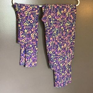 LuLaRoe MOMMY AND ME Leggings! Size TC & S/M
